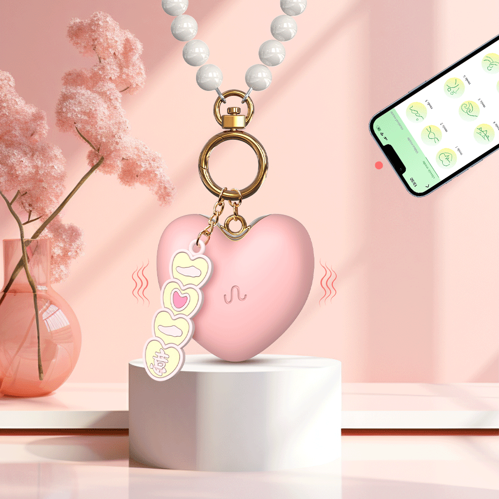 Llavero vibrador corazón con App
