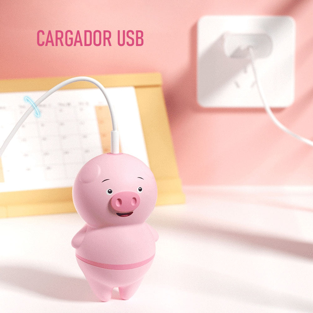 Cerdito succionador + lengua vibradora