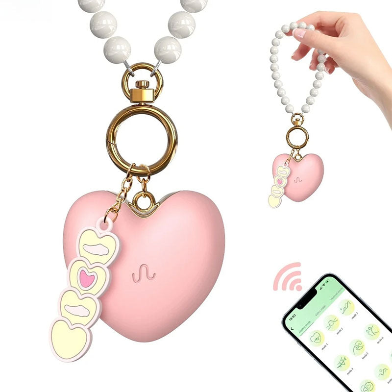 Llavero vibrador corazón con App
