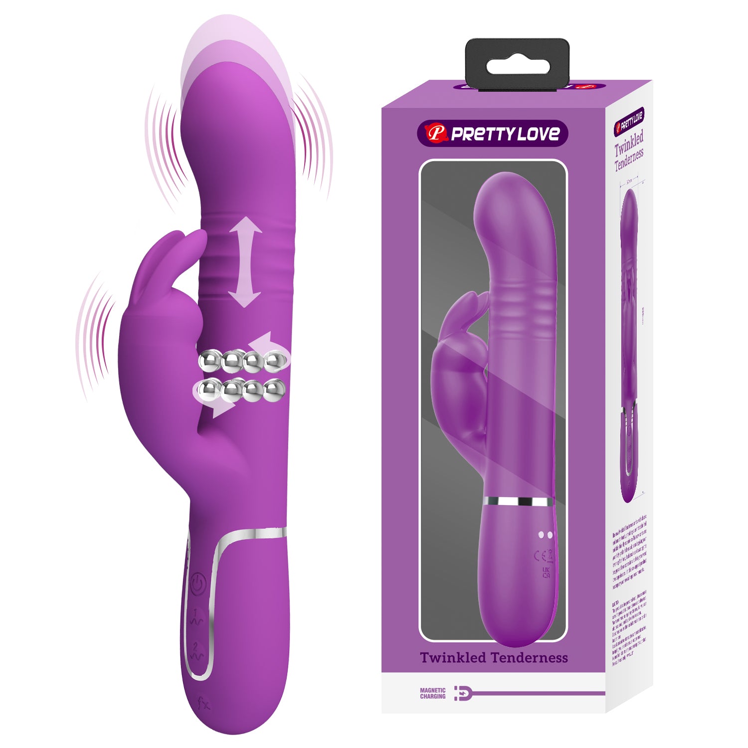 vibrador rabbit Morado