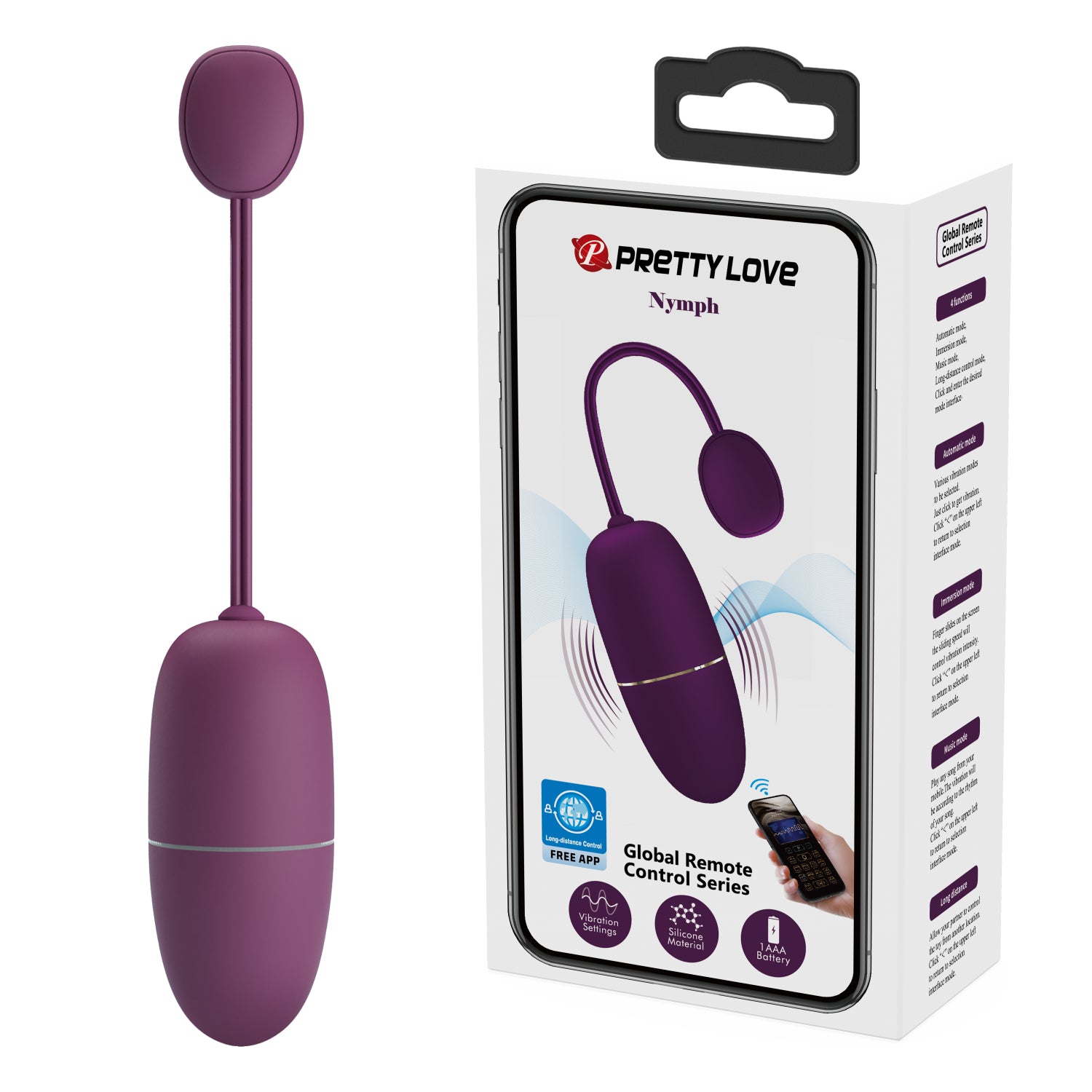 Huevo Vibrador - Vibrador Control Remoto por App