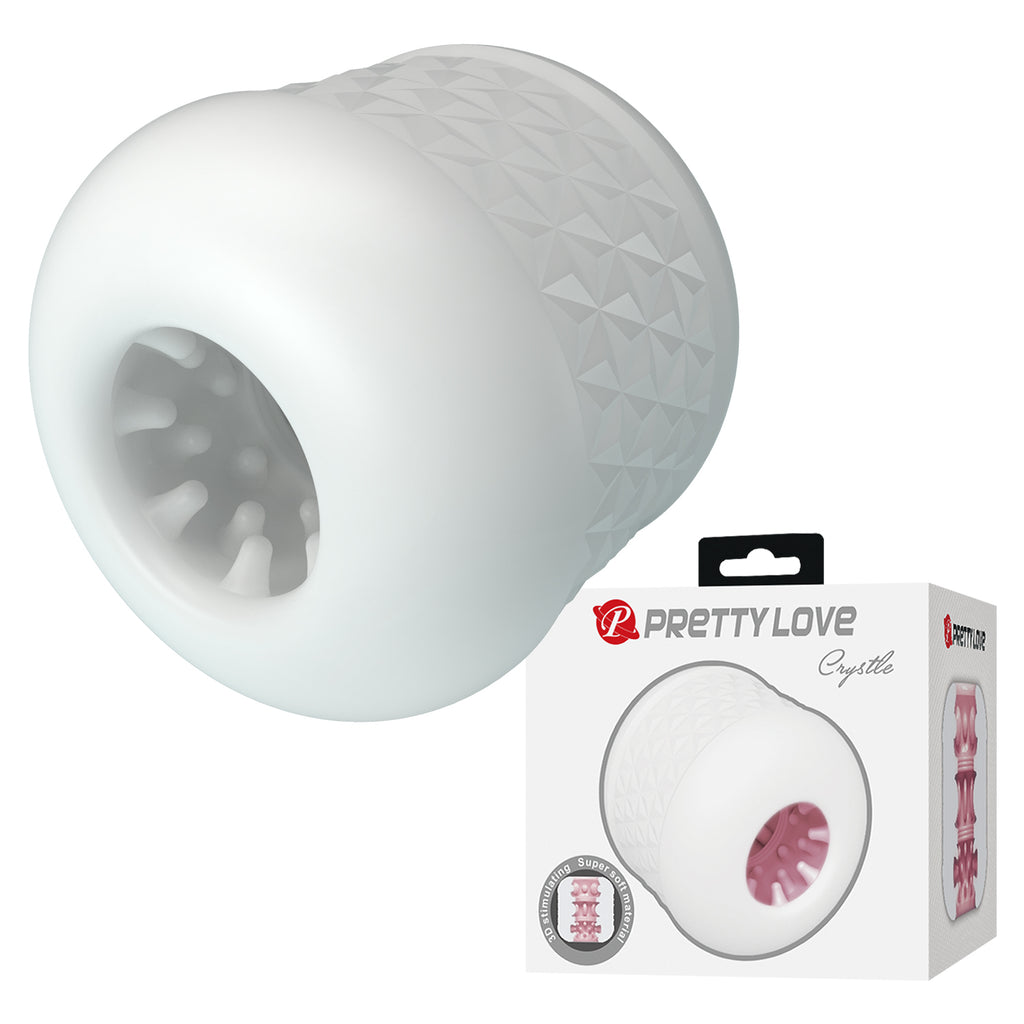 Masturbador Funda Flexible, Compacto y Discreto Crystle