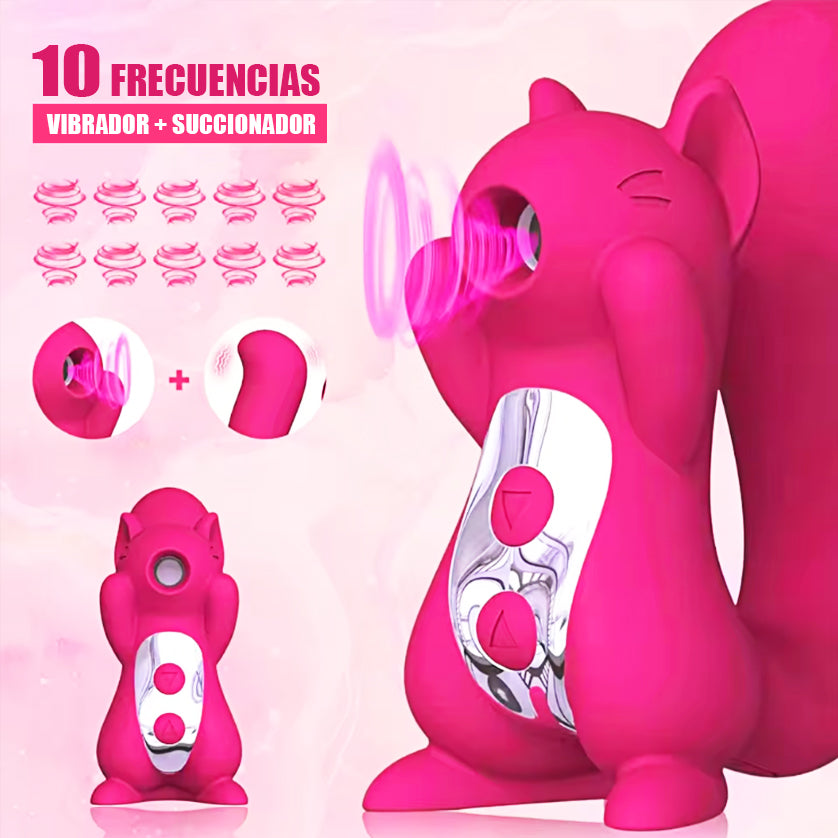 Ardilla dual succionador + vibrador