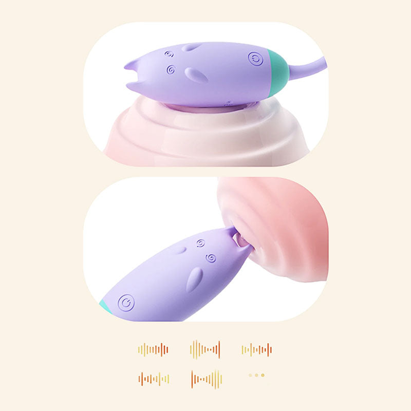 Gato huevo vibrador con App