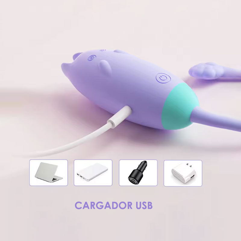 Gato huevo vibrador con App
