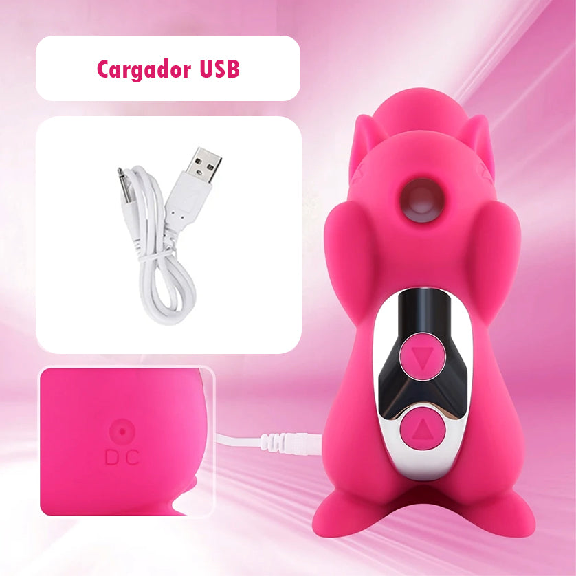 Ardilla dual succionador + vibrador