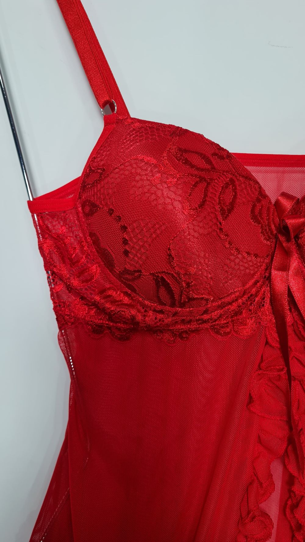 Conjunto Babydoll + Hilo + Medias