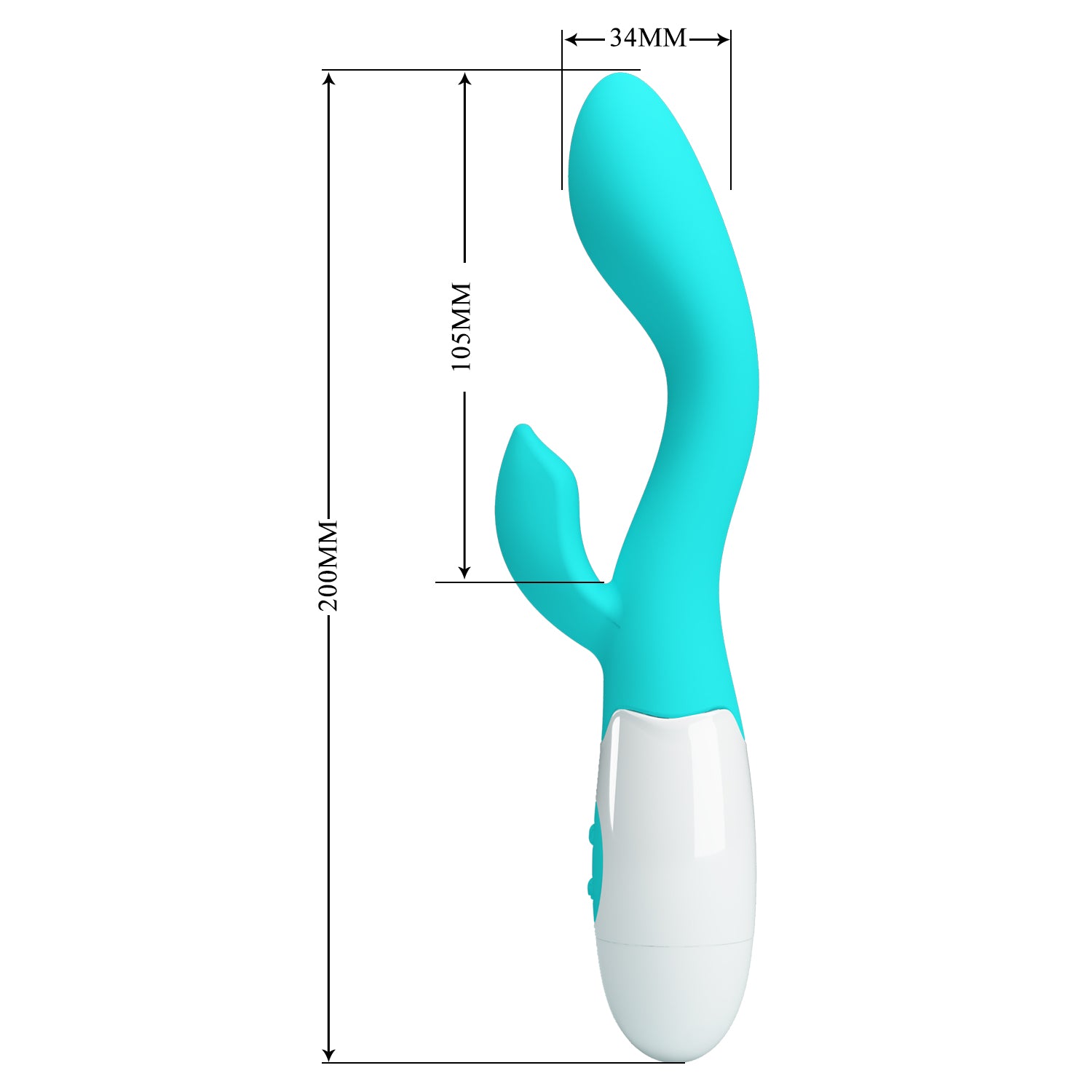Vibrador Estimulador Dual G-Spot y Clítoris