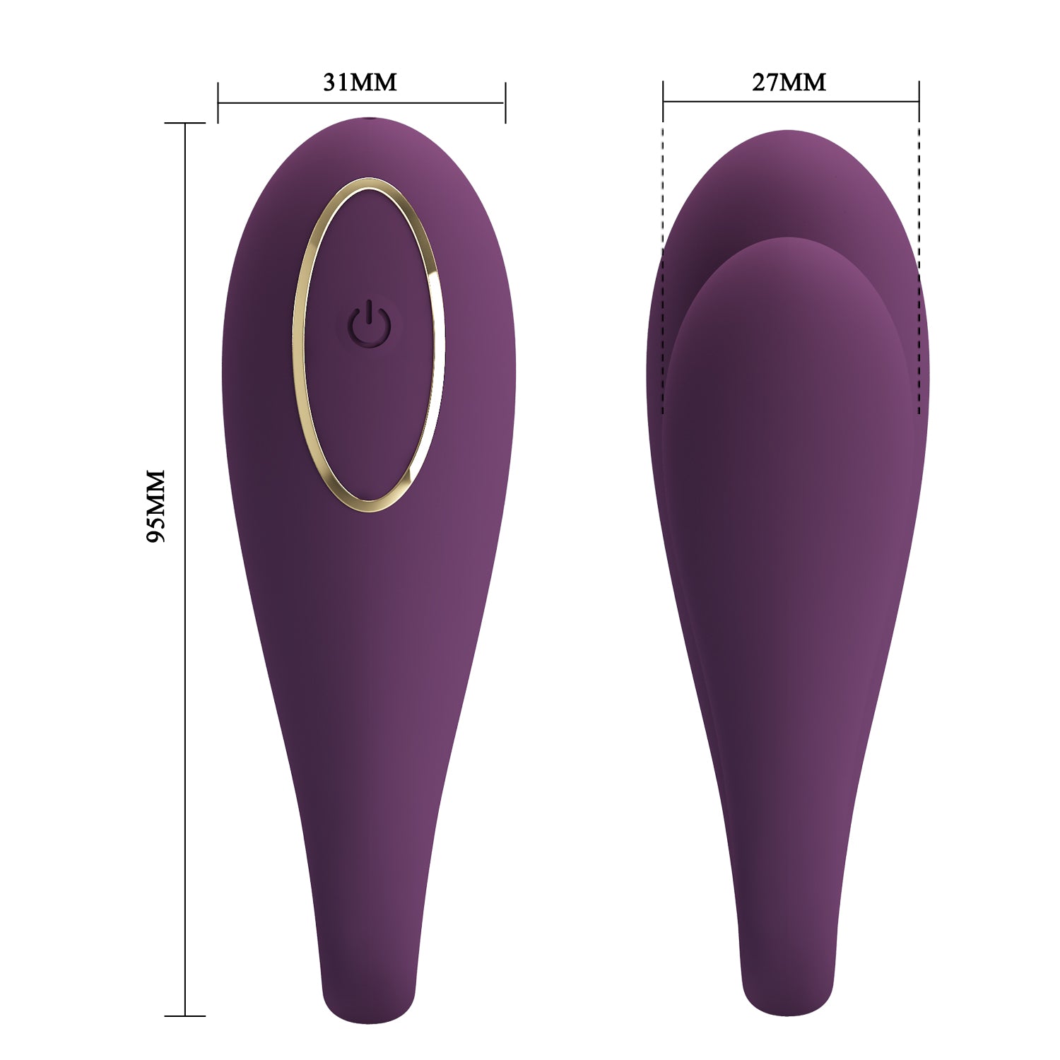 Vibrador con Control Remoto por App Purple