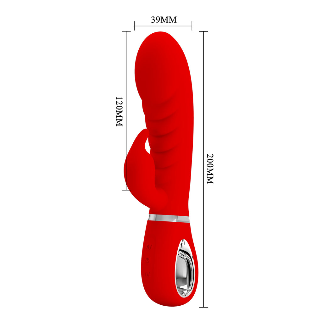 Vibrador con Estimulador de Clitoris - Vibrador Rabbit Soft