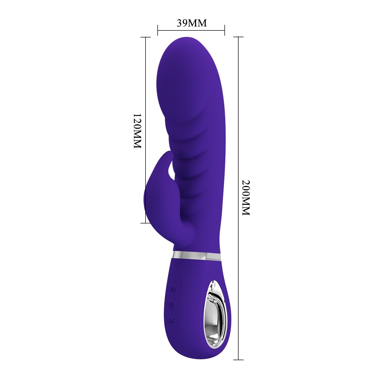 Vibrador con Estimulador de Clitoris - Vibrador Rabbit Soft