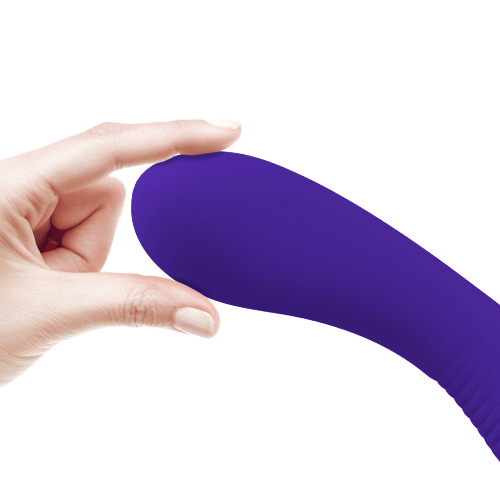 Vibrador de Silicona Premium con Diseño Ergonómico Matt Blue