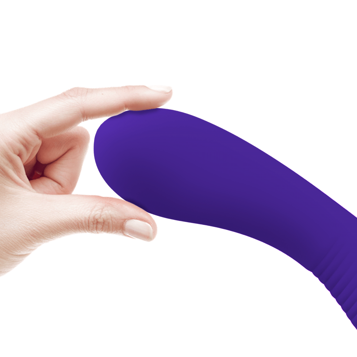 Vibrador de Silicona Premium con Diseño Ergonómico Matt Blue
