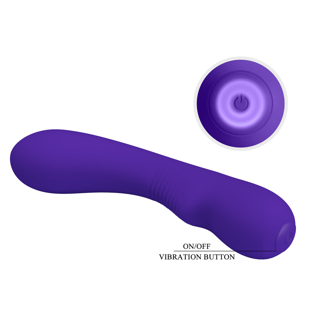 Vibrador de Silicona Premium con Diseño Ergonómico Matt Blue