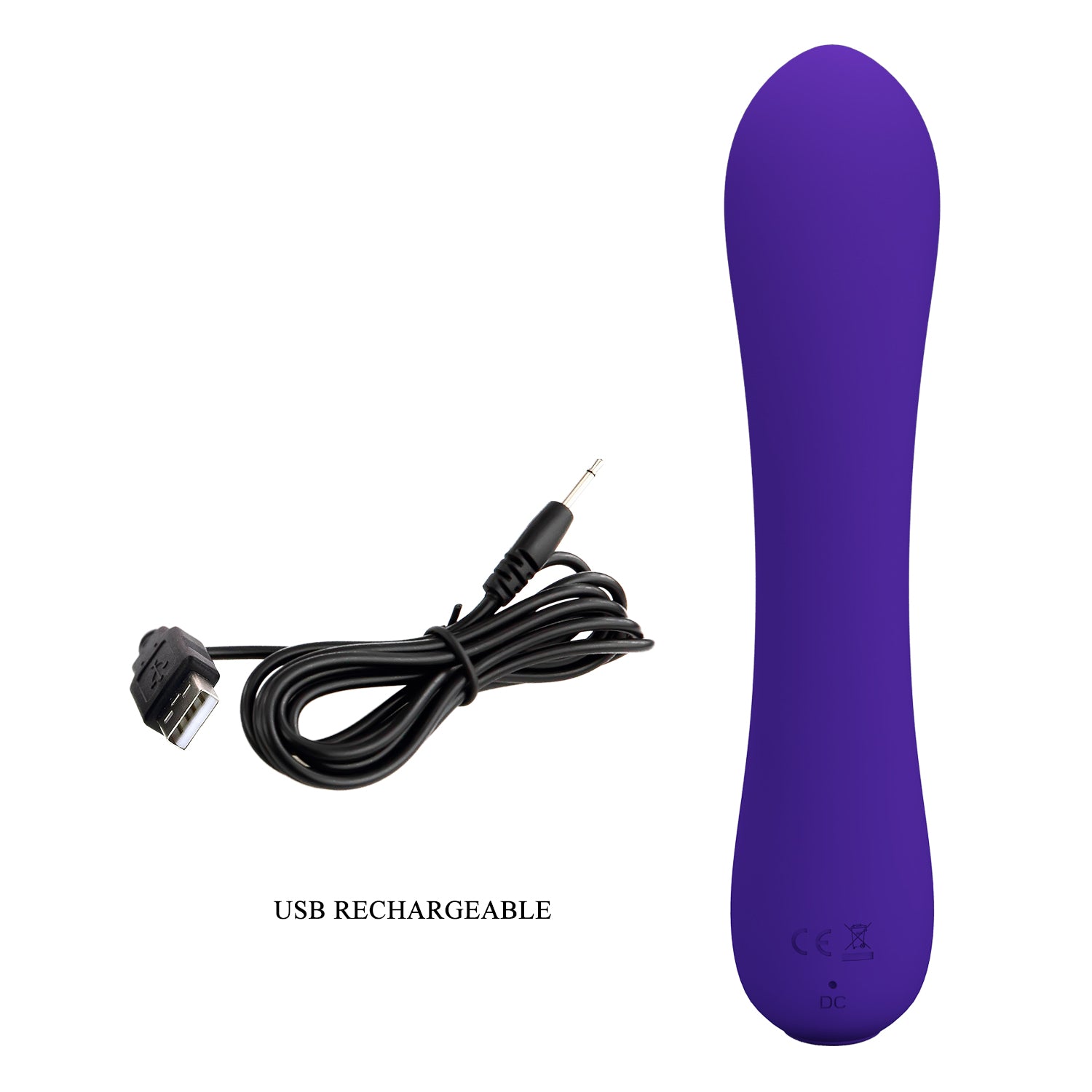 Vibrador de Silicona Premium con Diseño Ergonómico Matt Blue