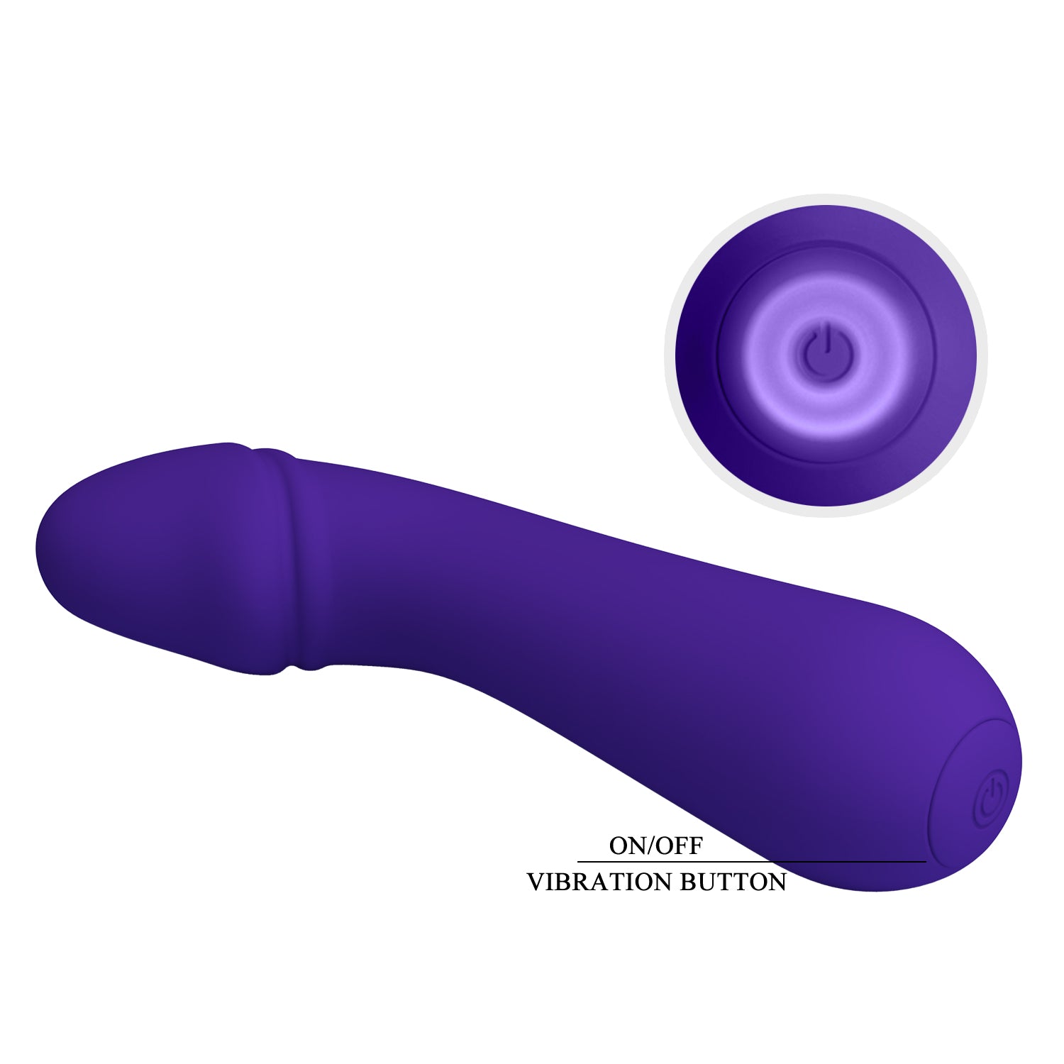 Vibrador de Silicona Premium con Diseño Ergonómico