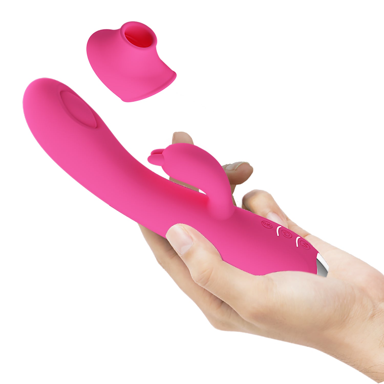 Vibrador Rabbit con Succionador de Clítoris