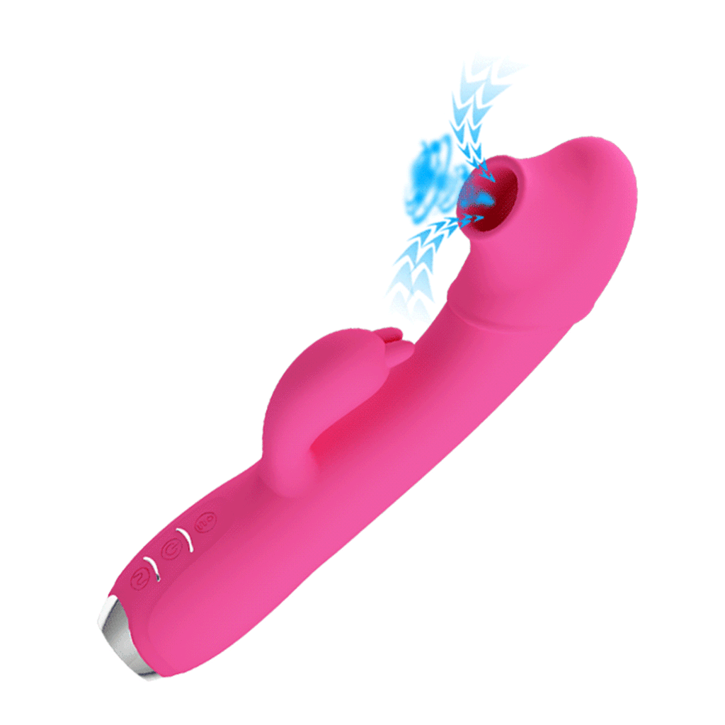 Vibrador Rabbit con Succionador de Clítoris