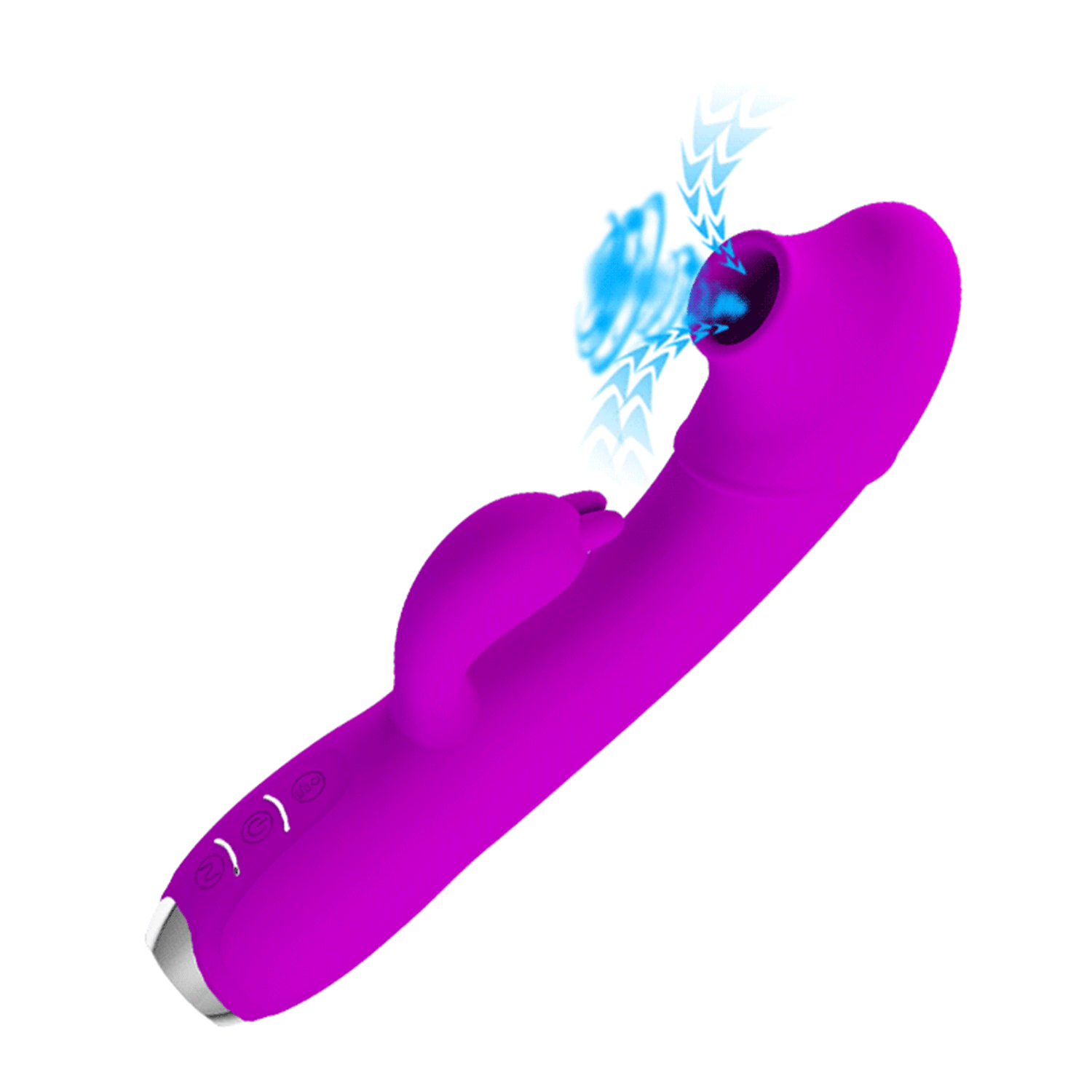 Vibrador Rabbit con Succionador de Clítoris