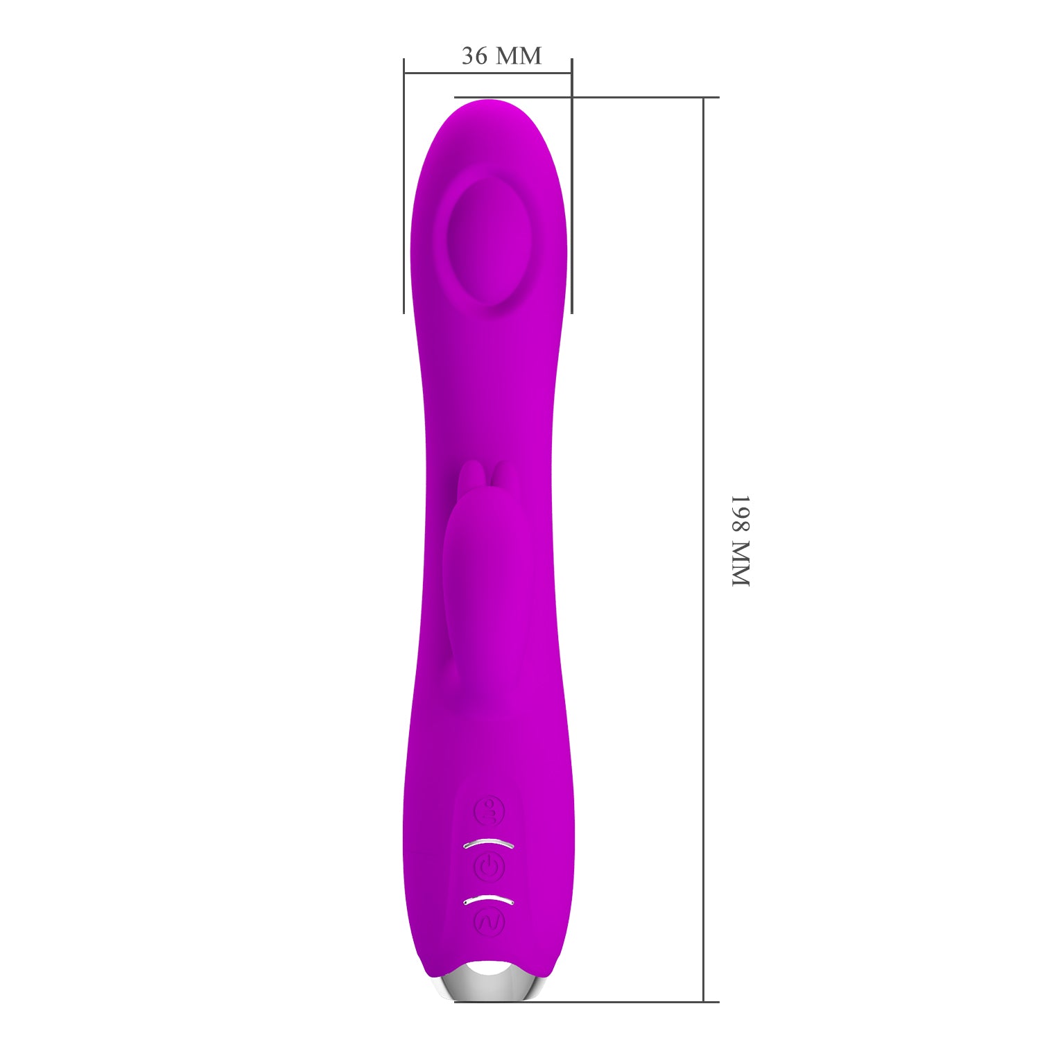 Vibrador Rabbit con Succionador de Clítoris