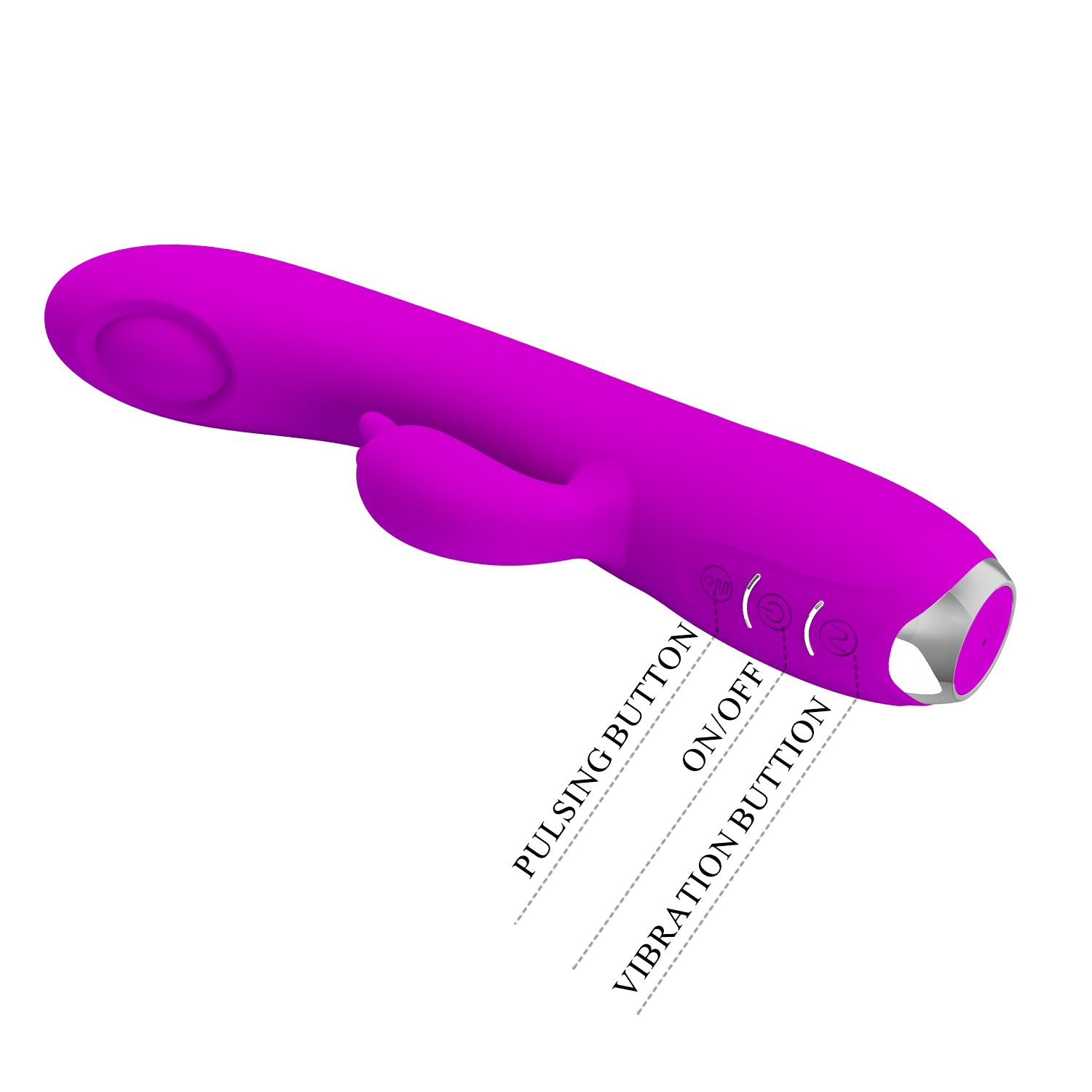 Vibrador Rabbit con Succionador de Clítoris