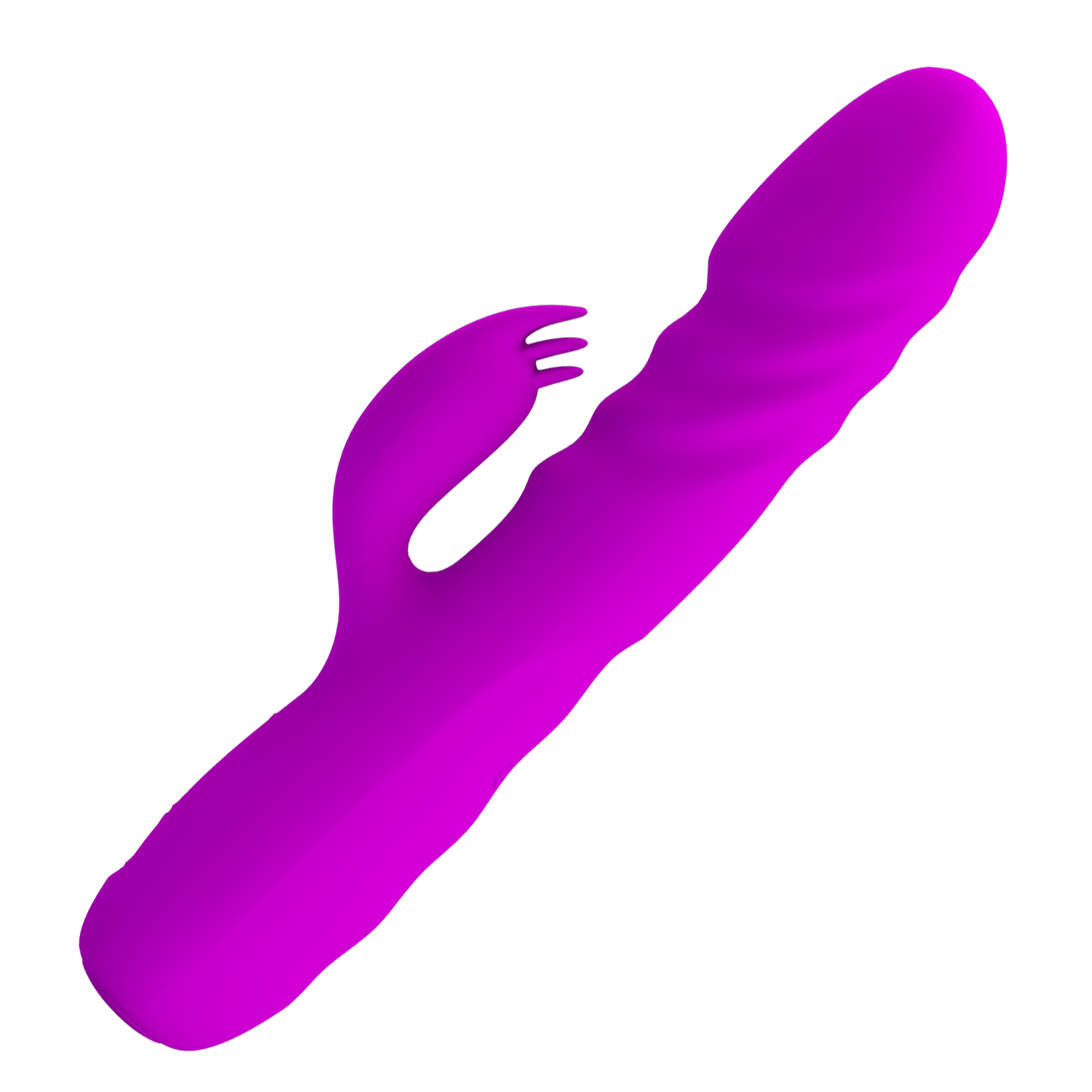 Vibrador con Estimulador de Clítoris - Vibrador Rabbit Retráctil