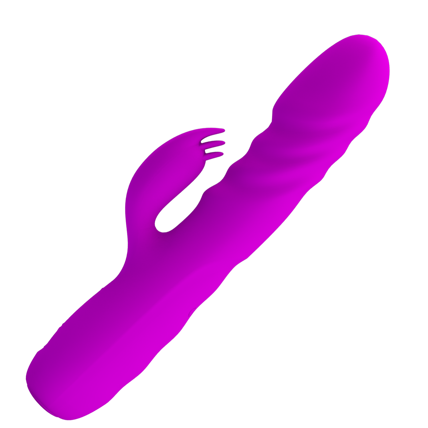 Vibrador con Estimulador de Clítoris - Vibrador Rabbit Retráctil