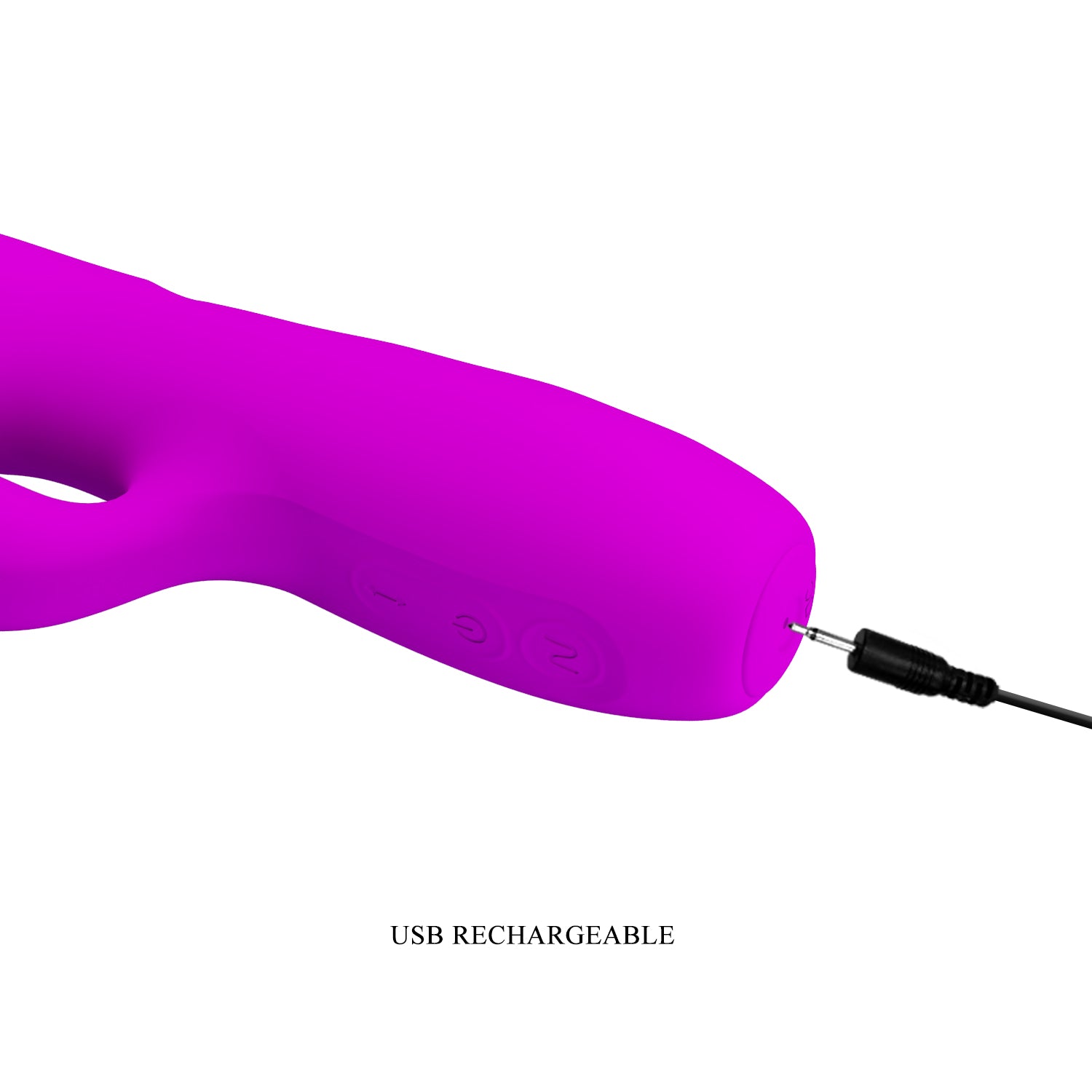 Vibrador con Estimulador de Clítoris - Vibrador Rabbit Retráctil