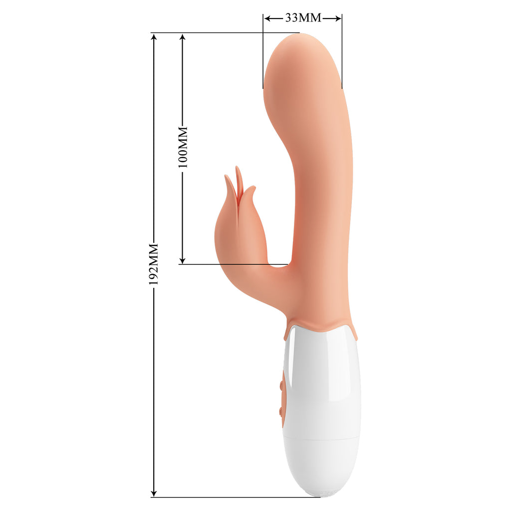 Vibrador con Estimulador de Clítoris