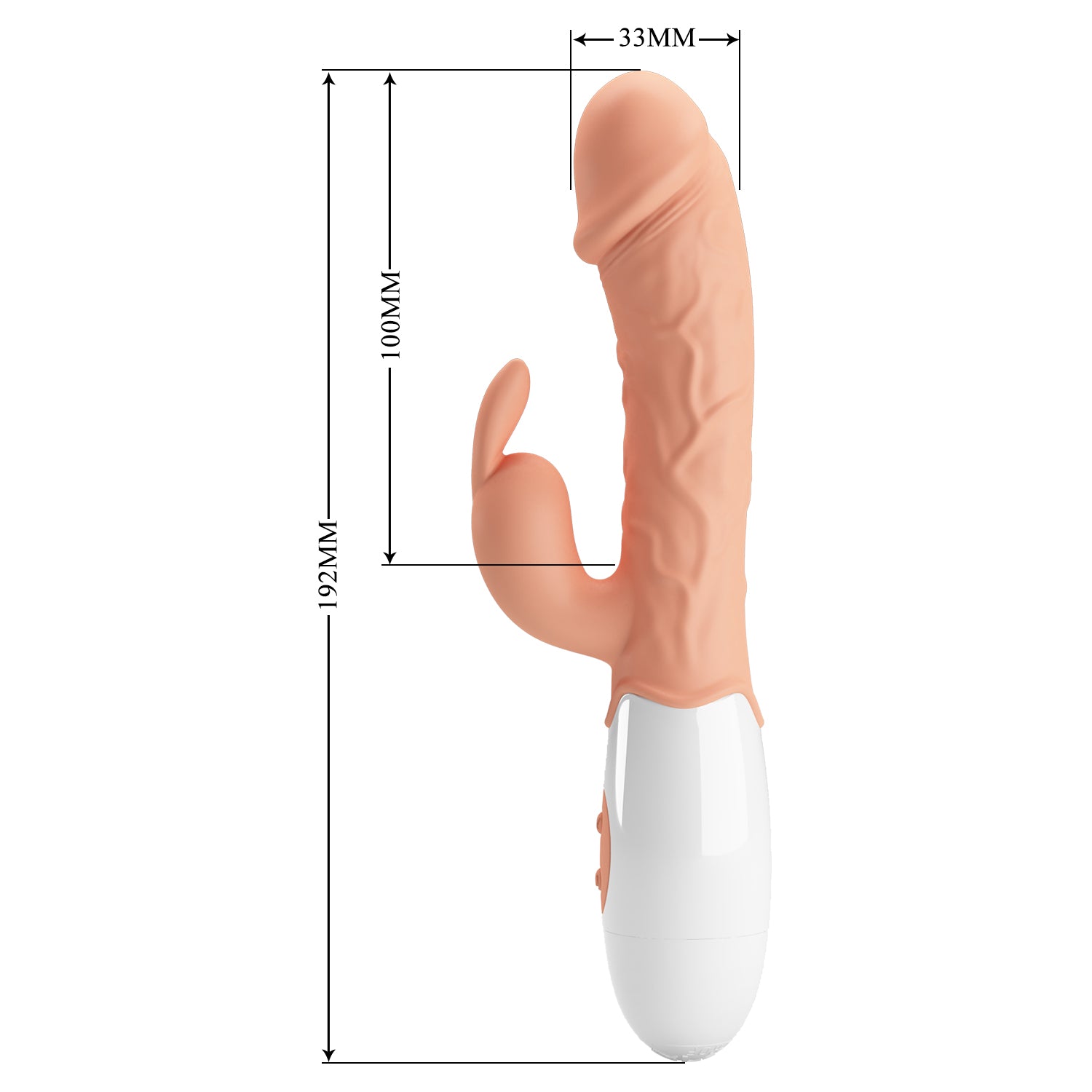 Vibrador con Estimulador de Clítoris - Vibrador Conejo