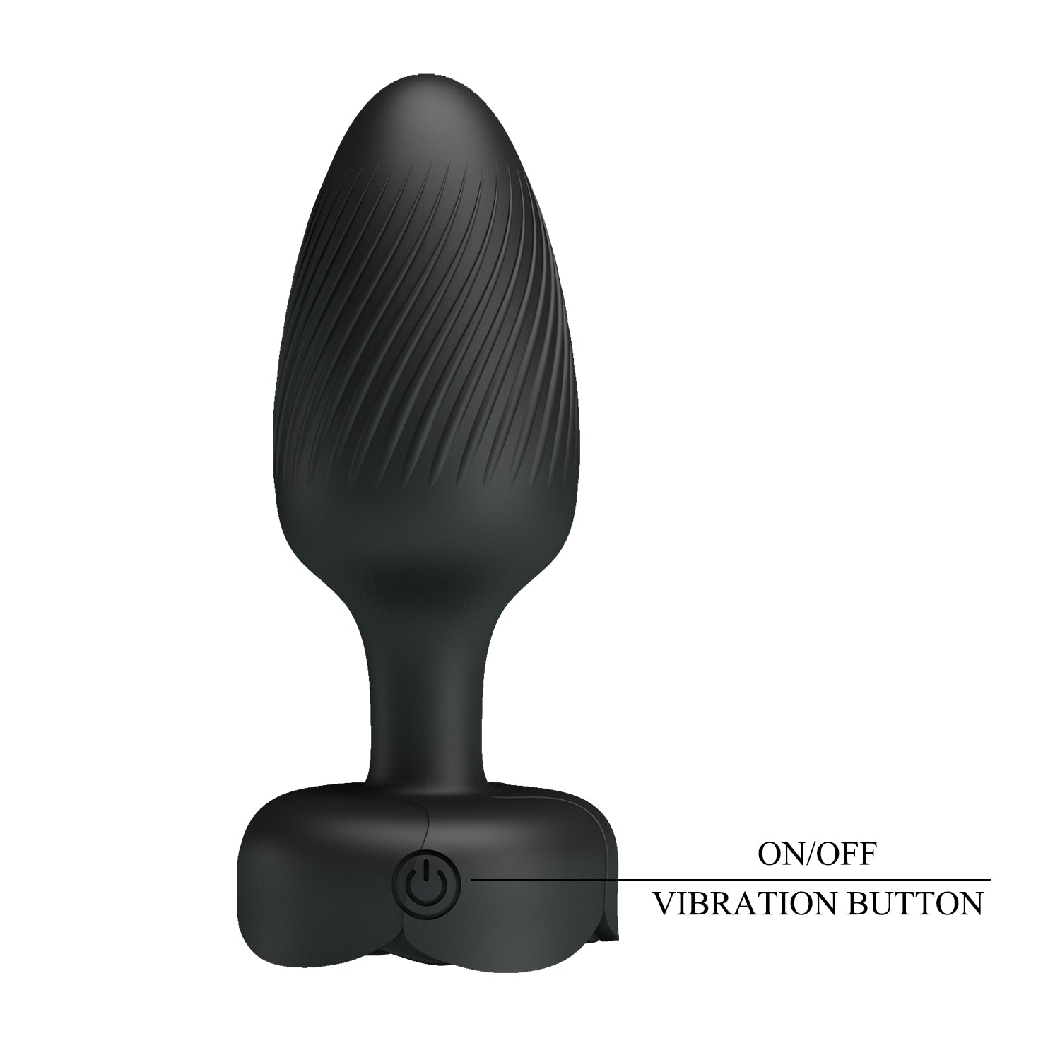 Plug anal vibrador con luz LED 2