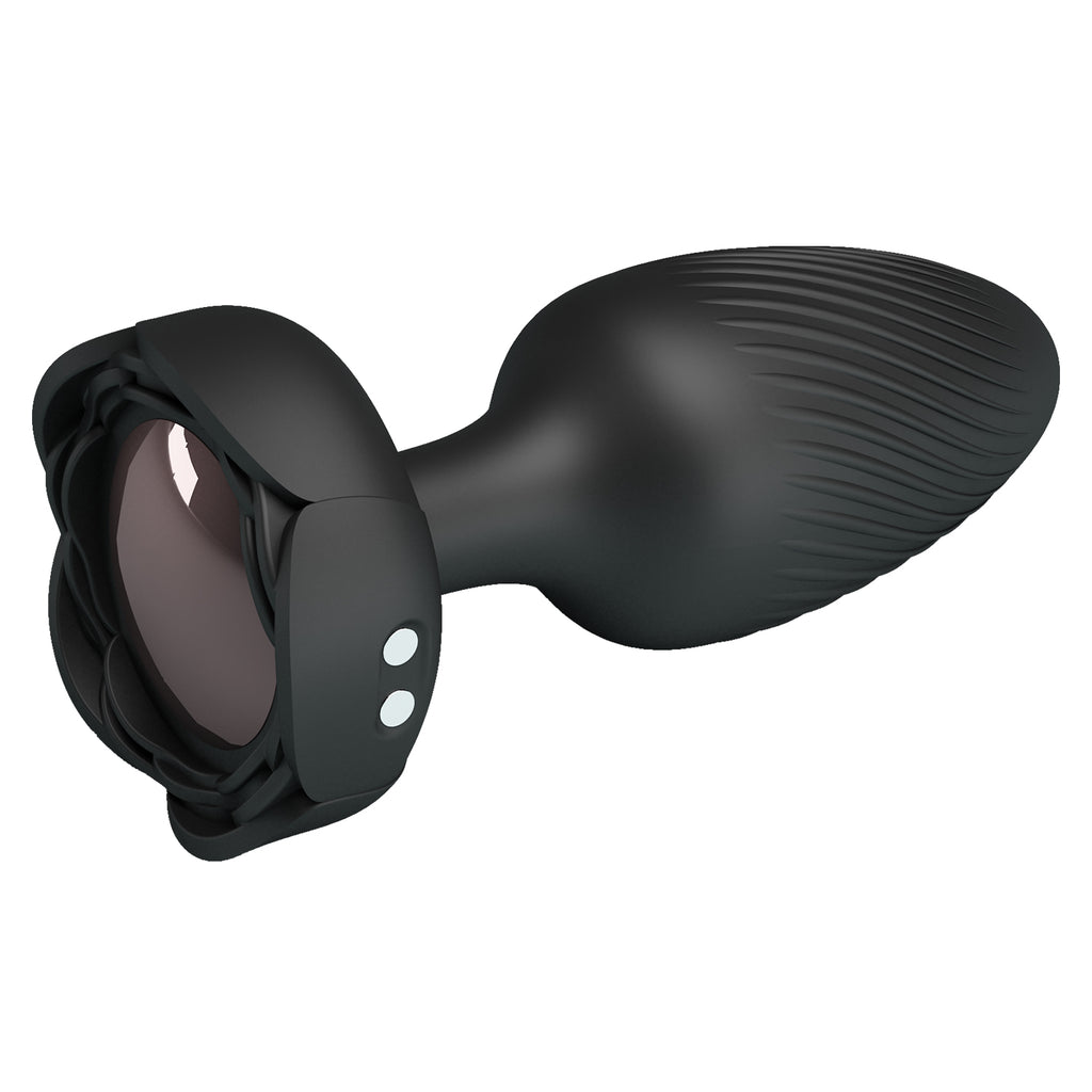 Plug anal vibrador con luz LED 3