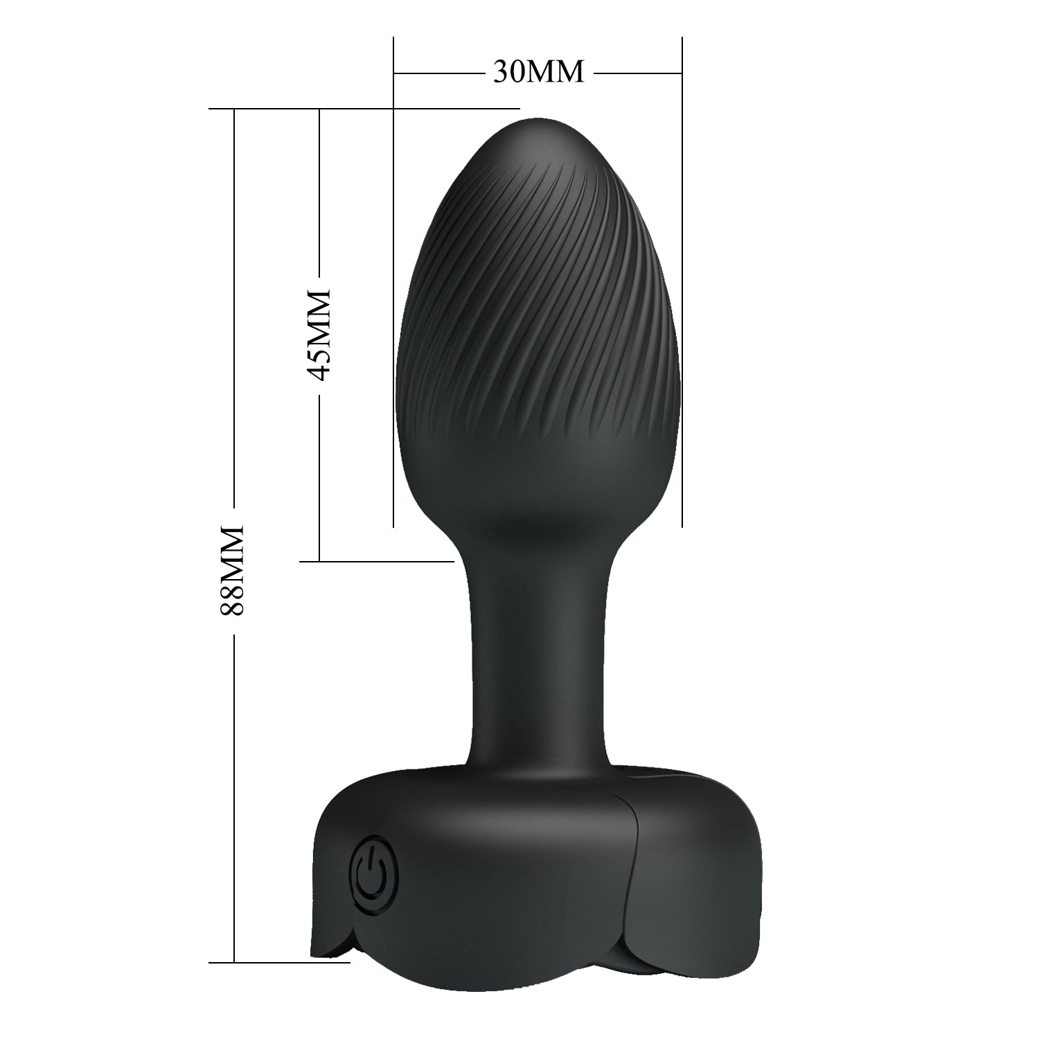 Plug anal vibrador con luz LED 4