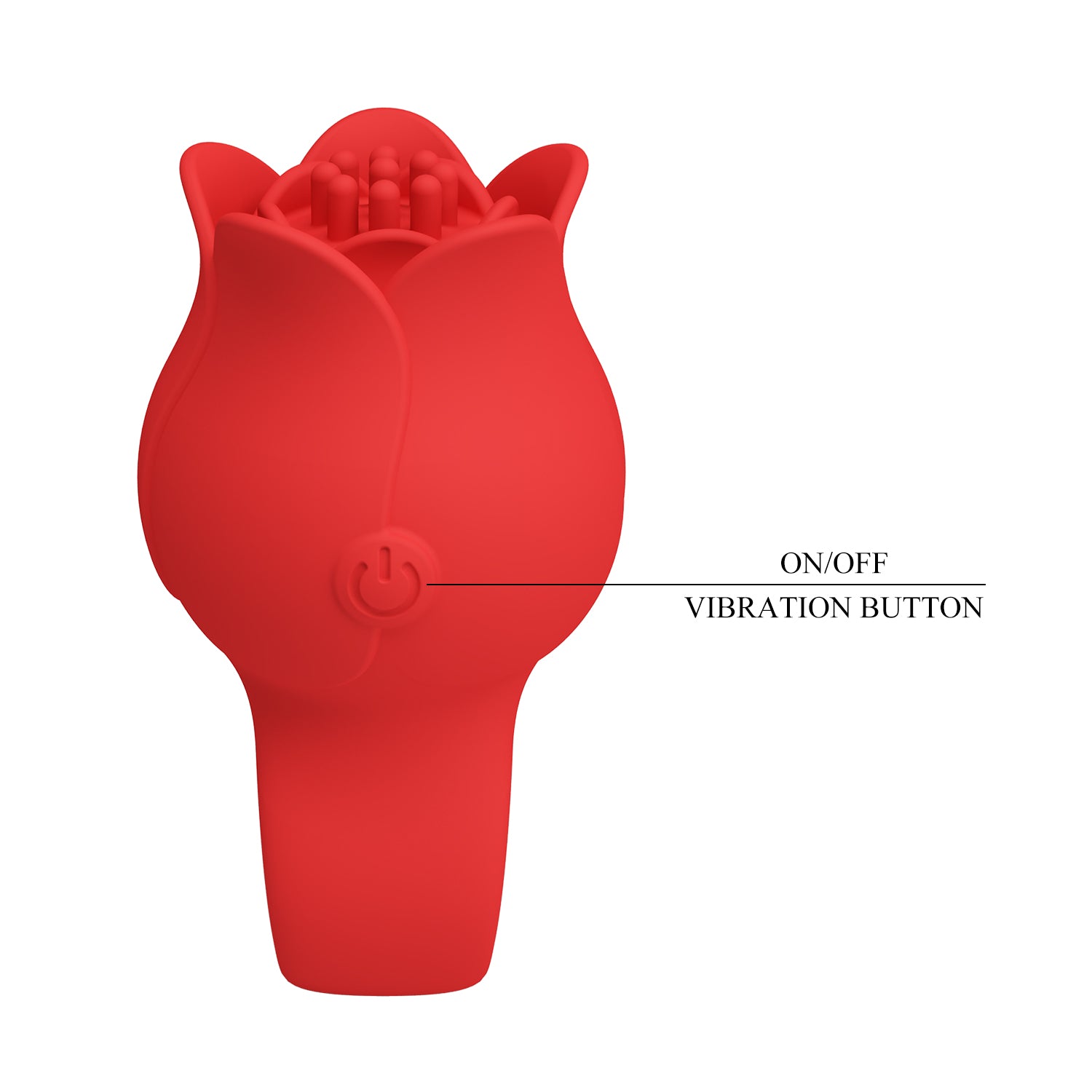 Mini Vibrador de Dedo Rose