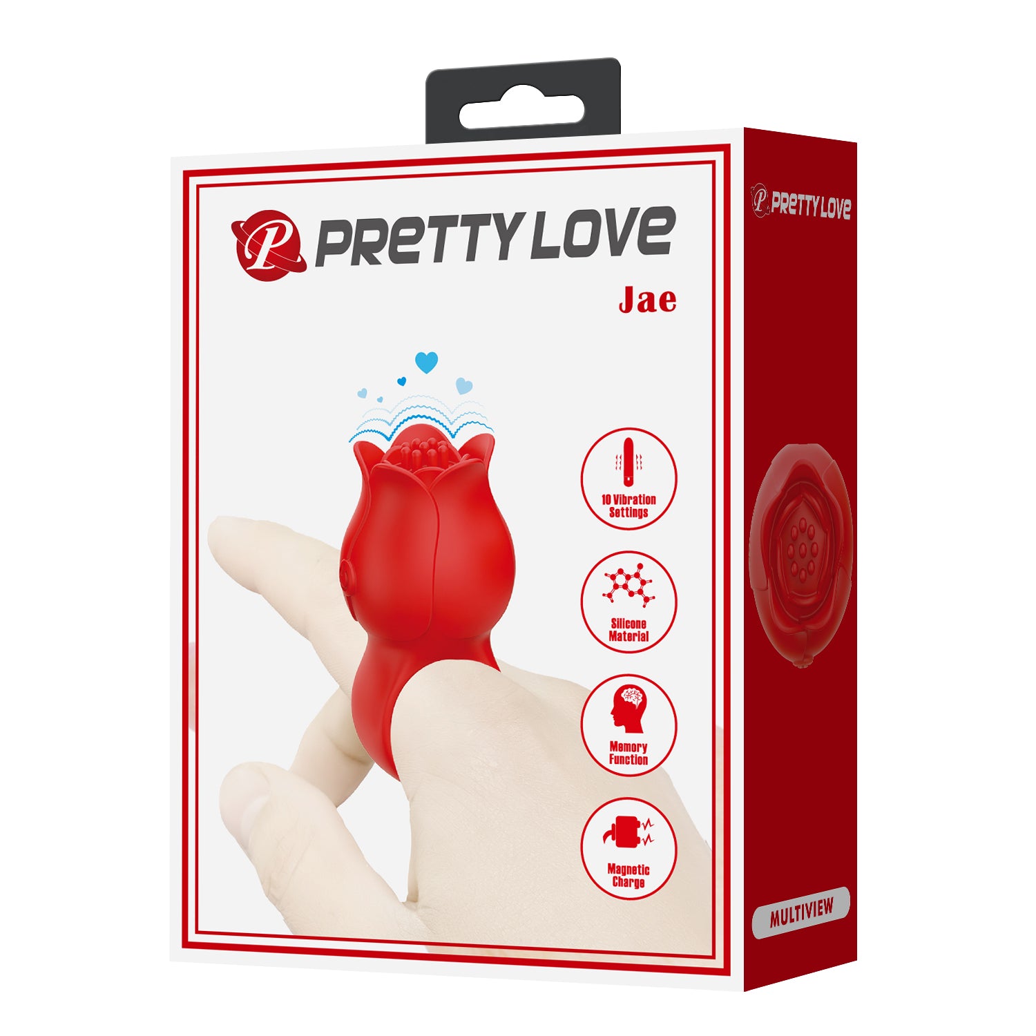 Mini Vibrador de Dedo Rose