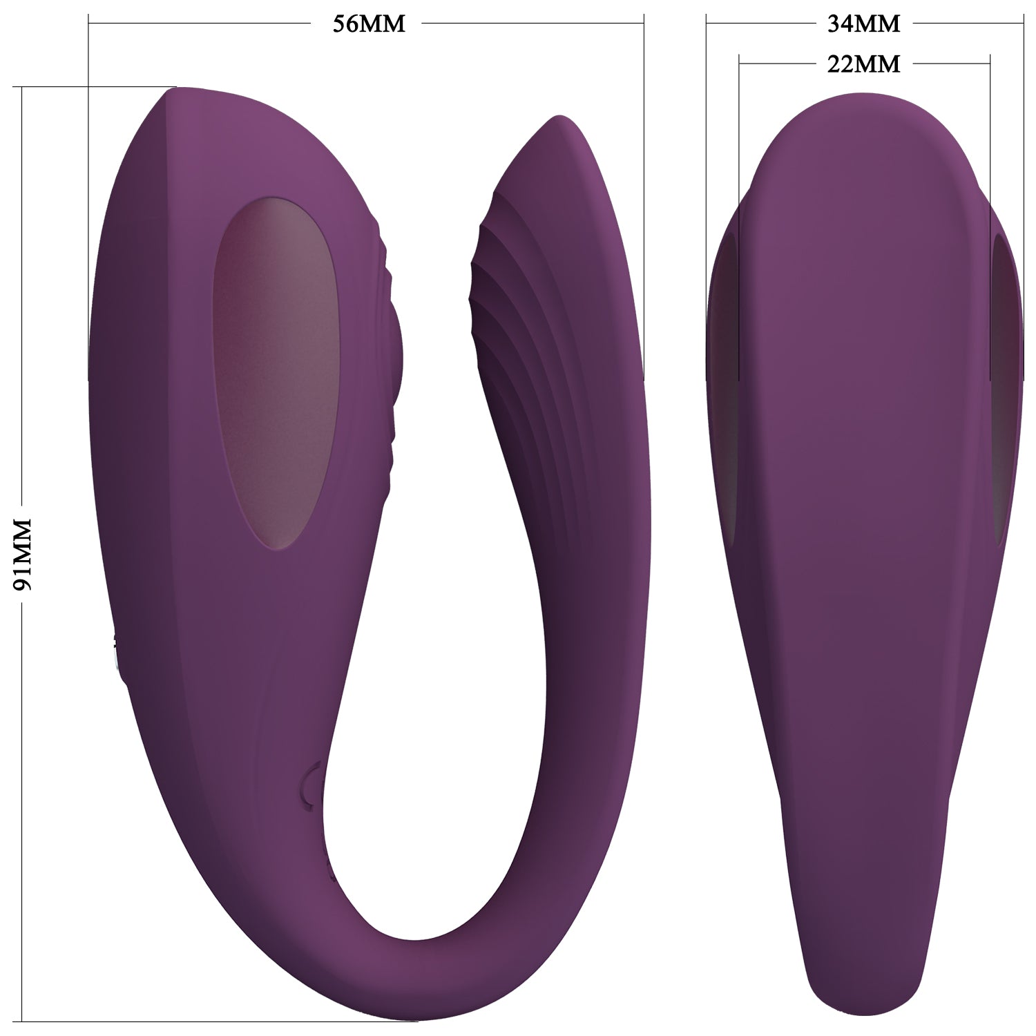 Vibrador con Control Remoto por APP & Estimulador de Clítoris
