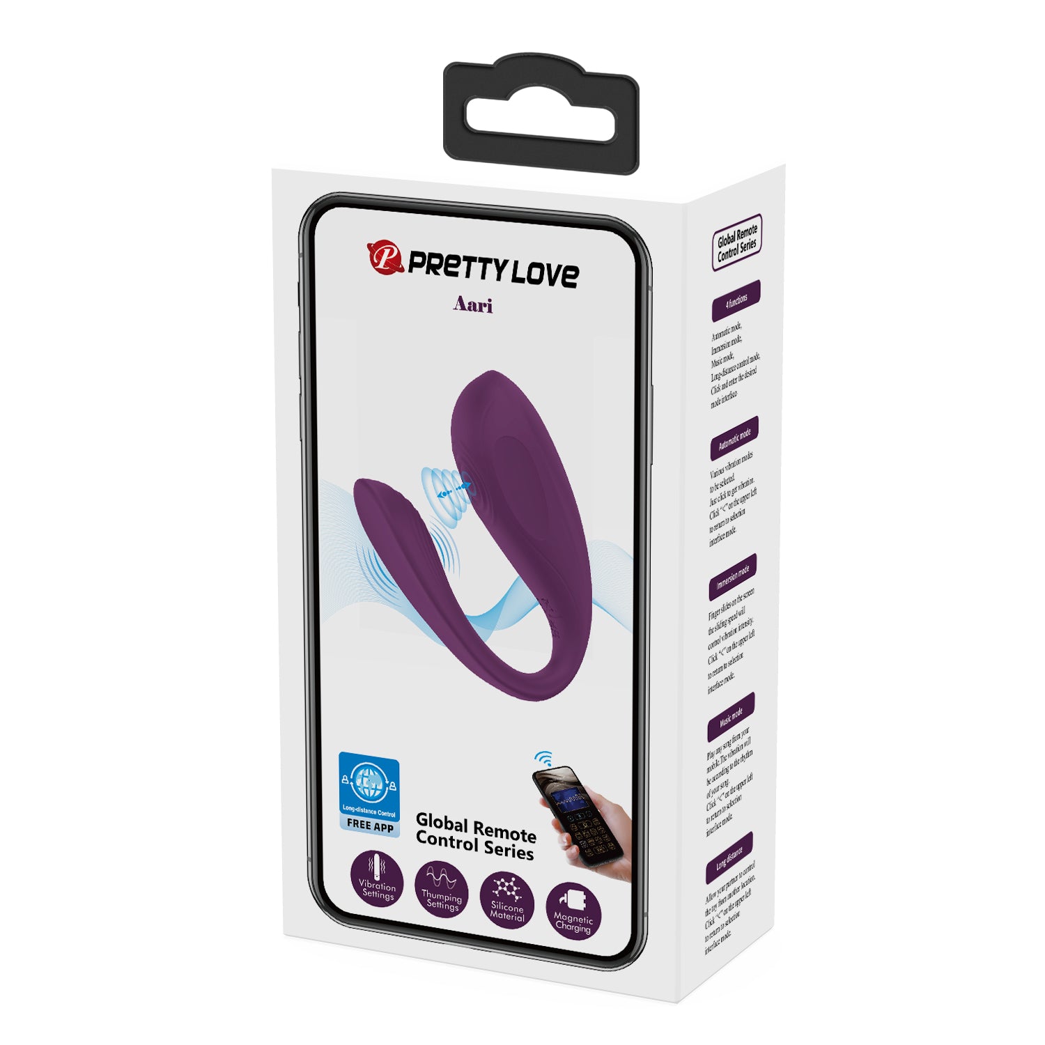 Vibrador con Control Remoto por APP & Estimulador de Clítoris