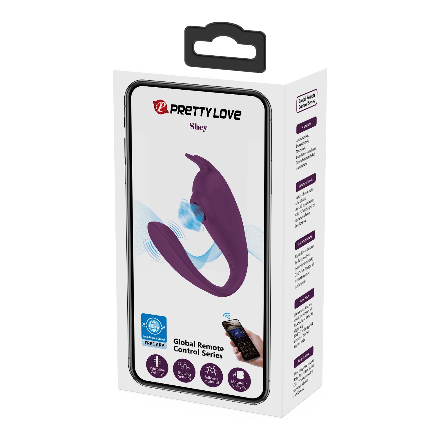 Vibrador con Succionador de clítoris -  Control vía app