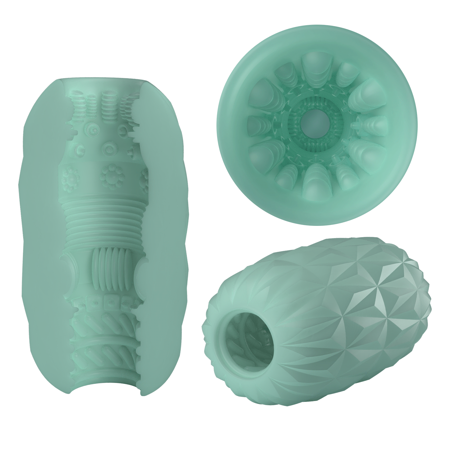 Masturbador Funda Flexible, Compacto y Discreto Athena