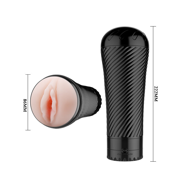 Masturbador Masculino Realista con Vibración