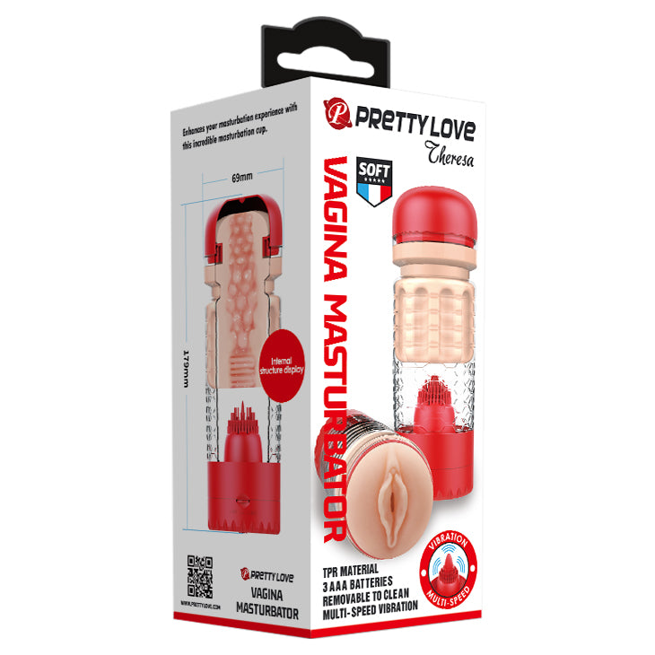 Masturbador Masculino con Vibración Theresa