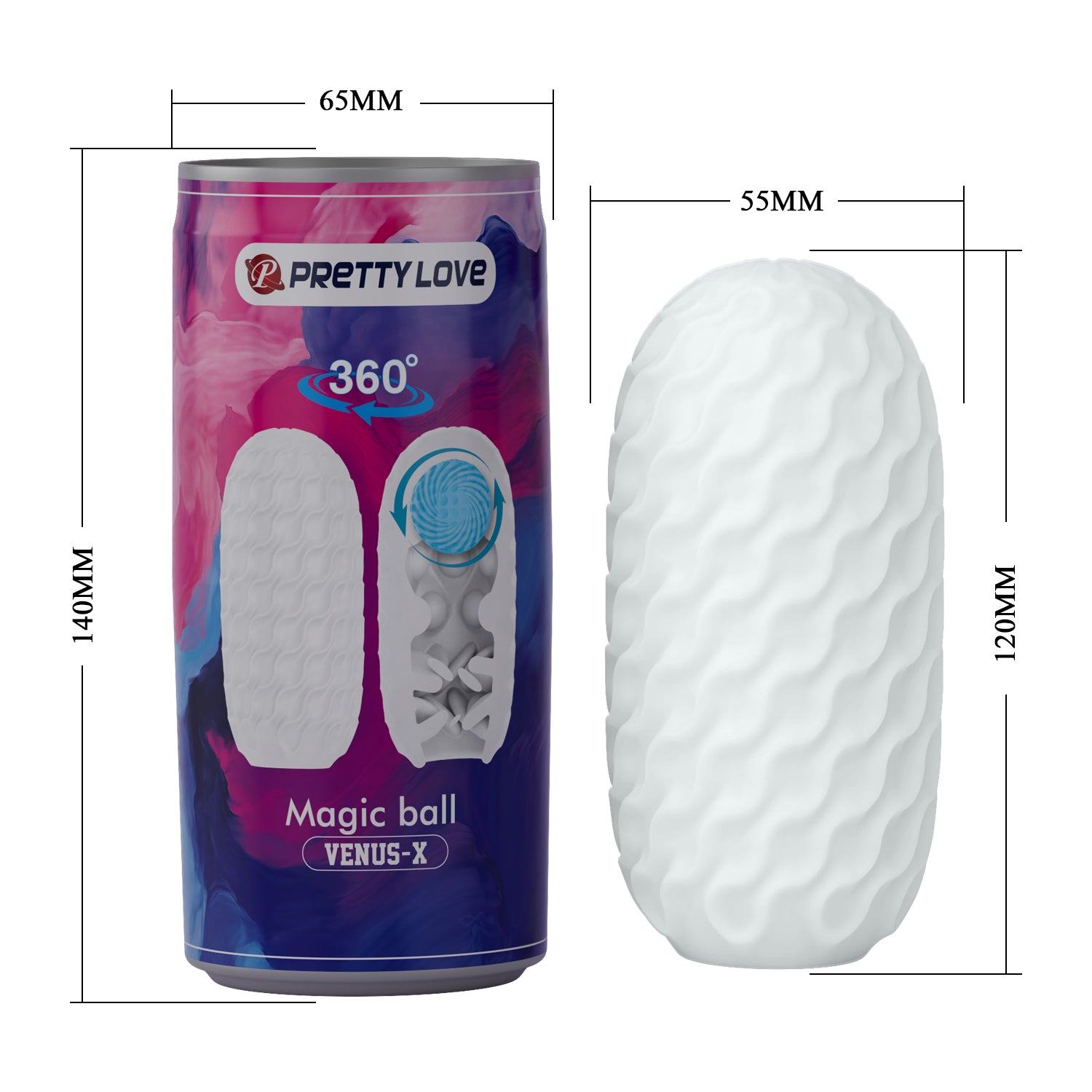 Masturbador Masculino Huevo Flexible, Compacto y Discreto 🥚