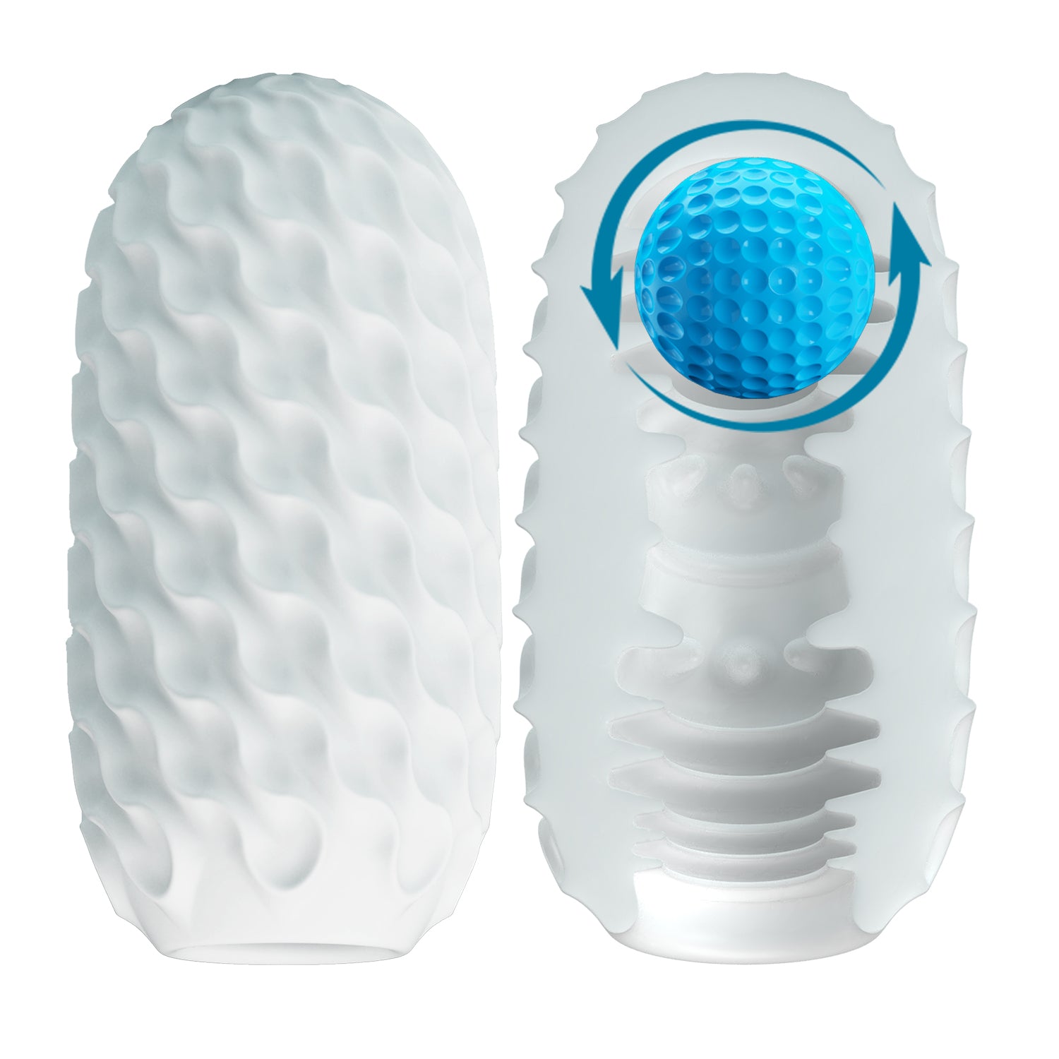 Masturbador Masculino Huevo Flexible, Compacto y Discreto 🥚