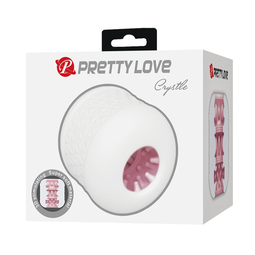 Masturbador Funda Flexible, Compacto y Discreto Crystle