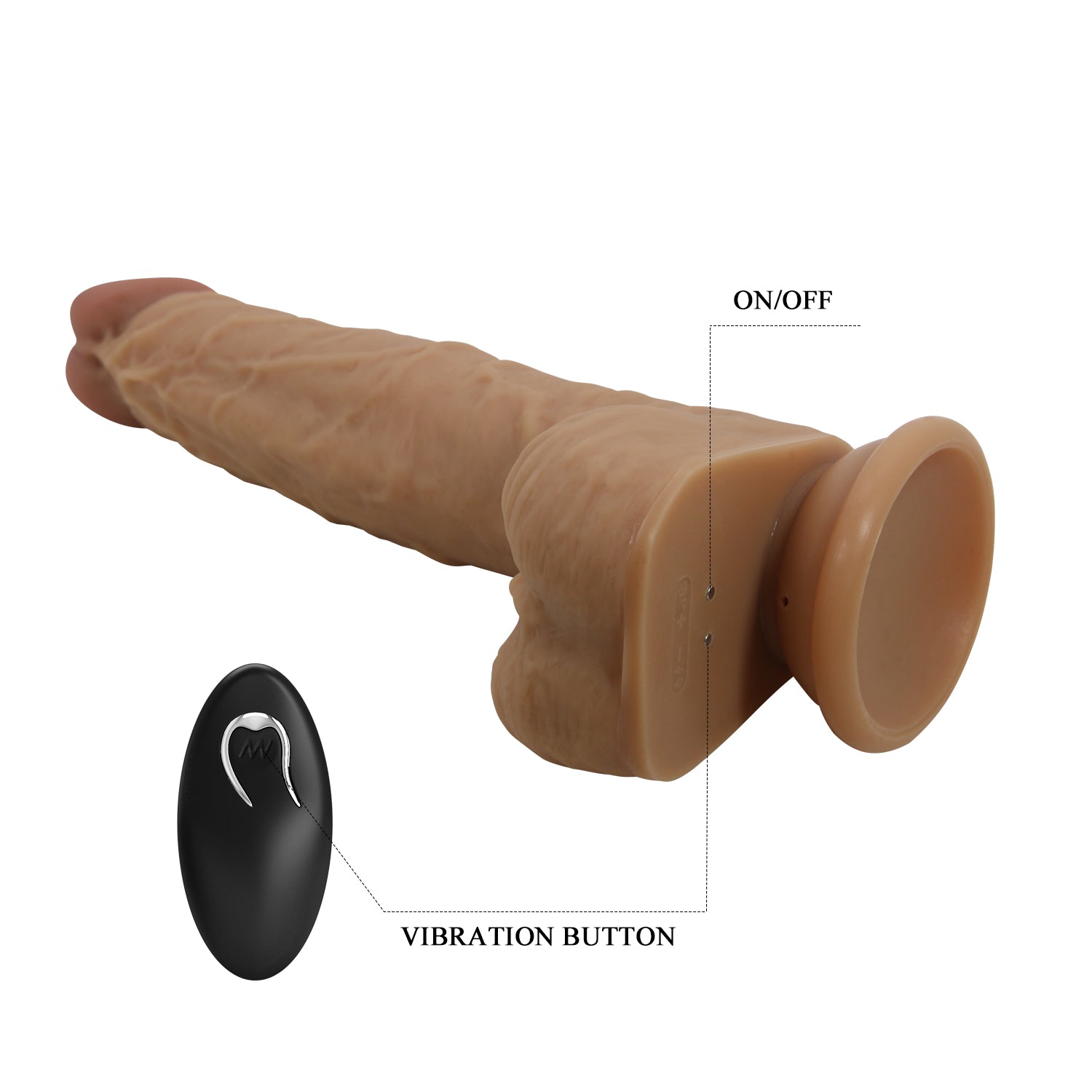Consolador Vibrador Ultrarrealista Jonathan 🔥