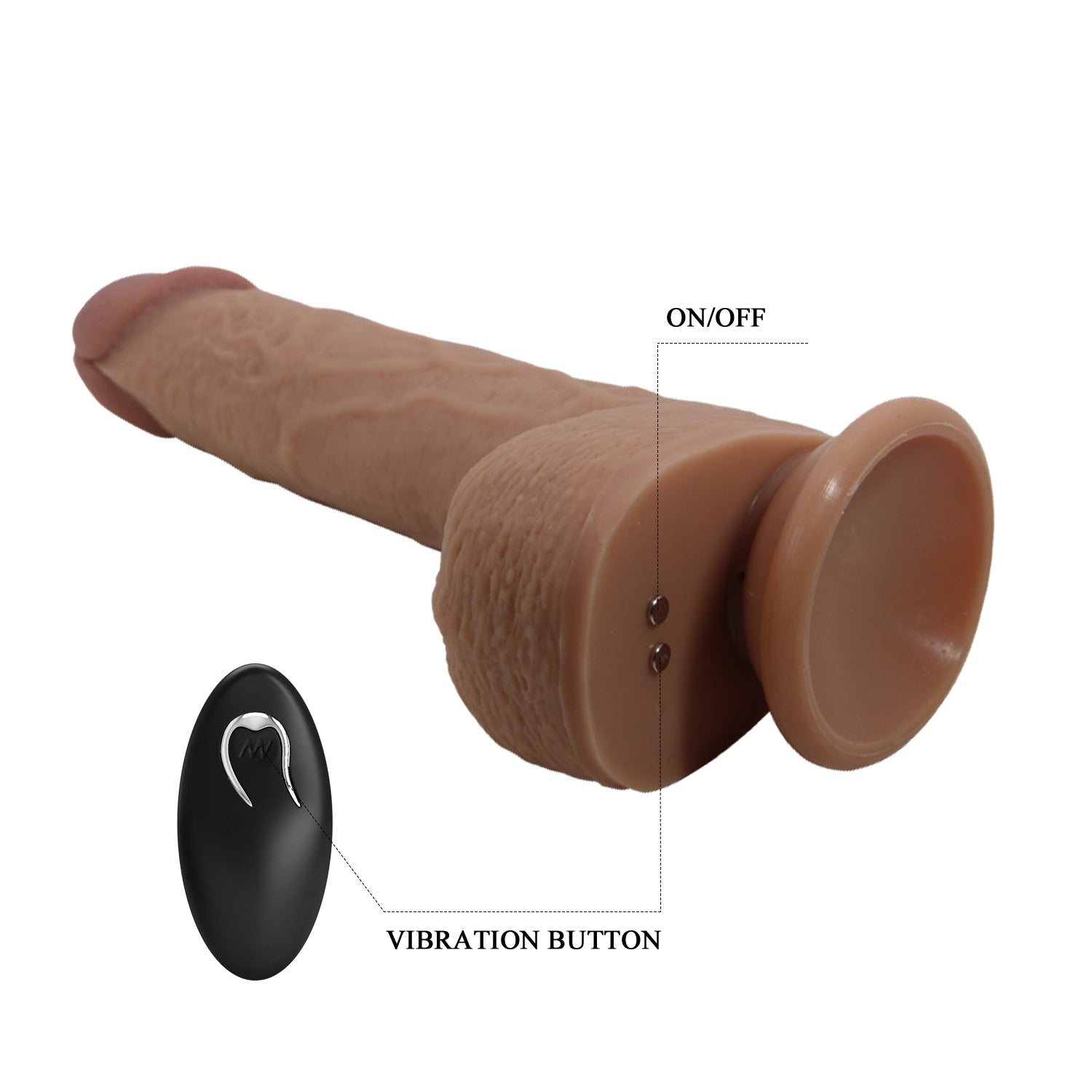 Consolador Vibrador Ultrarrealista Tommy 🔥
