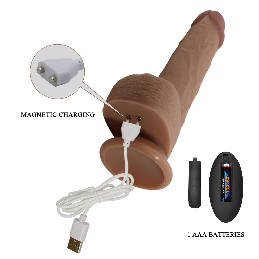 Consolador Vibrador Ultrarrealista Tommy 🔥
