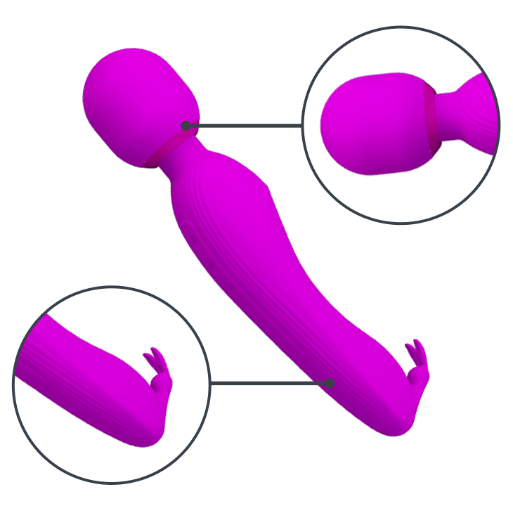 Vibrador Masajeador - Masajeador de Clitoris Magenta