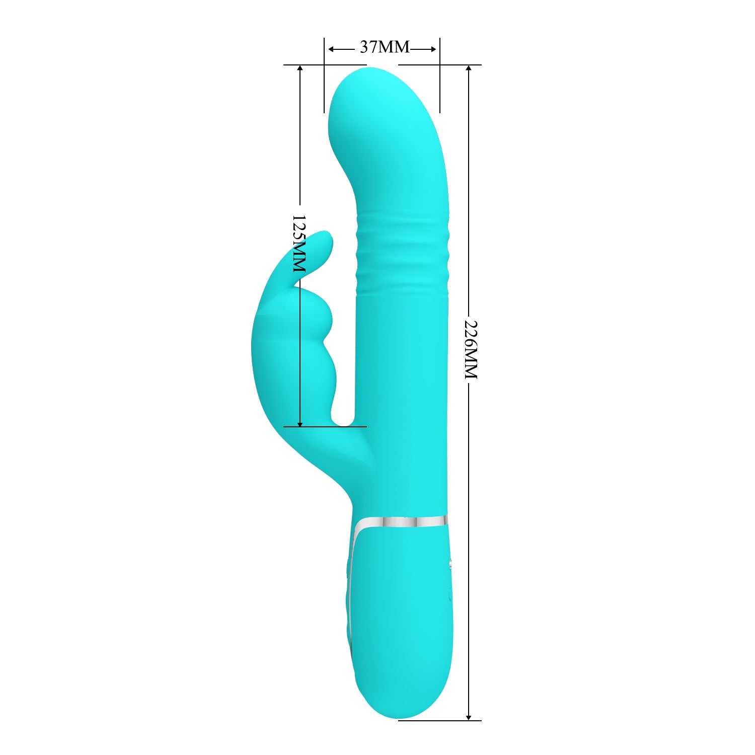 vibrador rabbit Turquesa