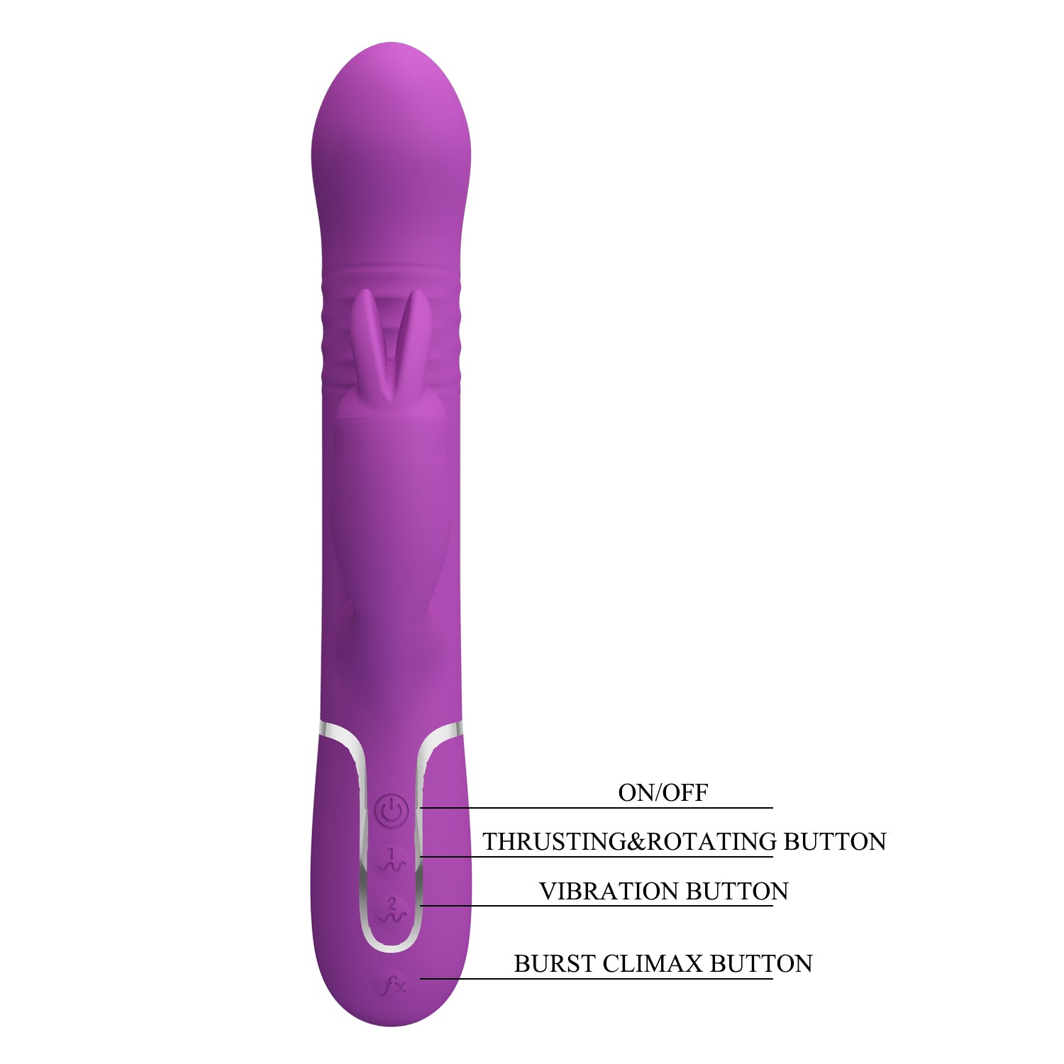 vibrador rabbit Morado
